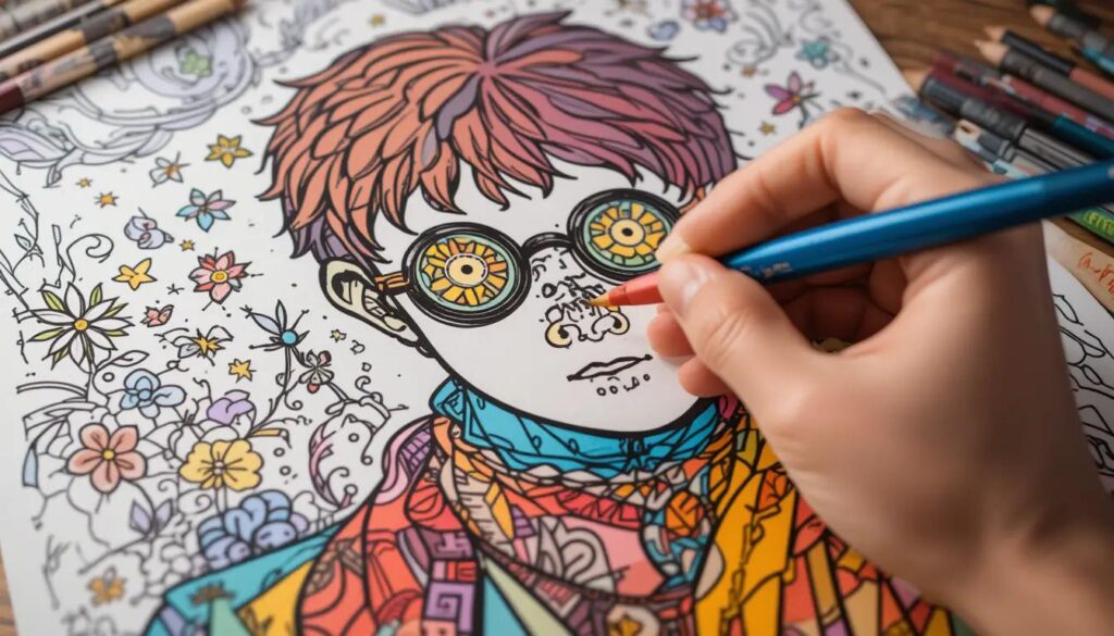 coloriage harry potter