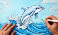 coloriage dauphin