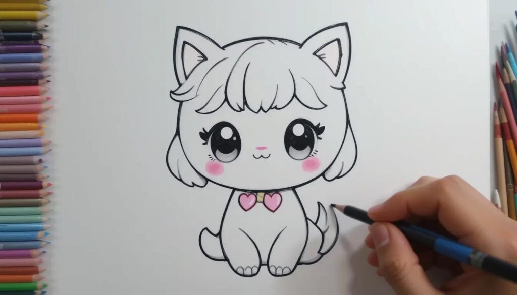 coloriage kawaii