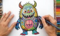 coloriage monstre