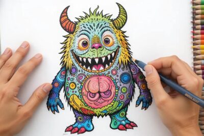 coloriage monstre