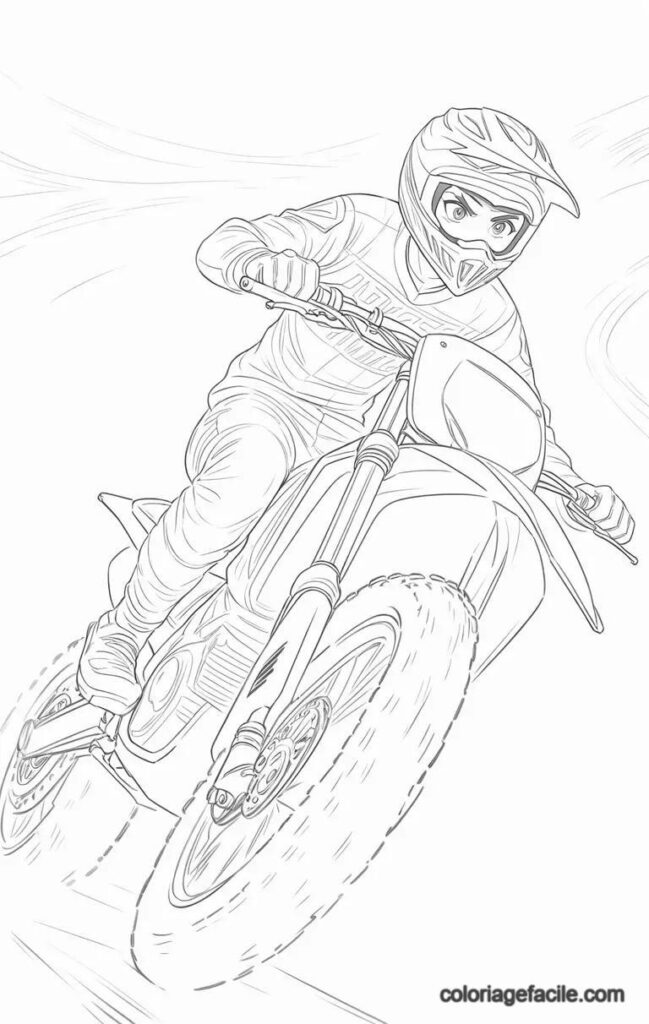 coloriage moto cross (2)