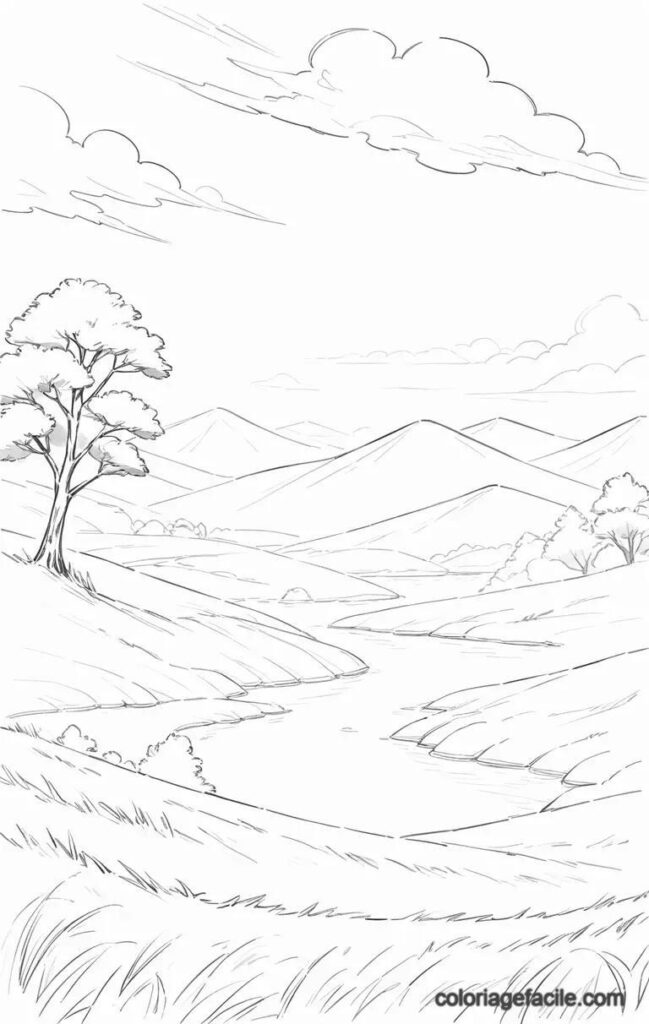 coloriage paysage (1)