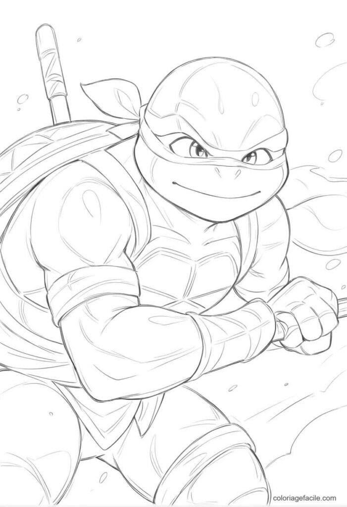 coloriage tortue ninja (3)