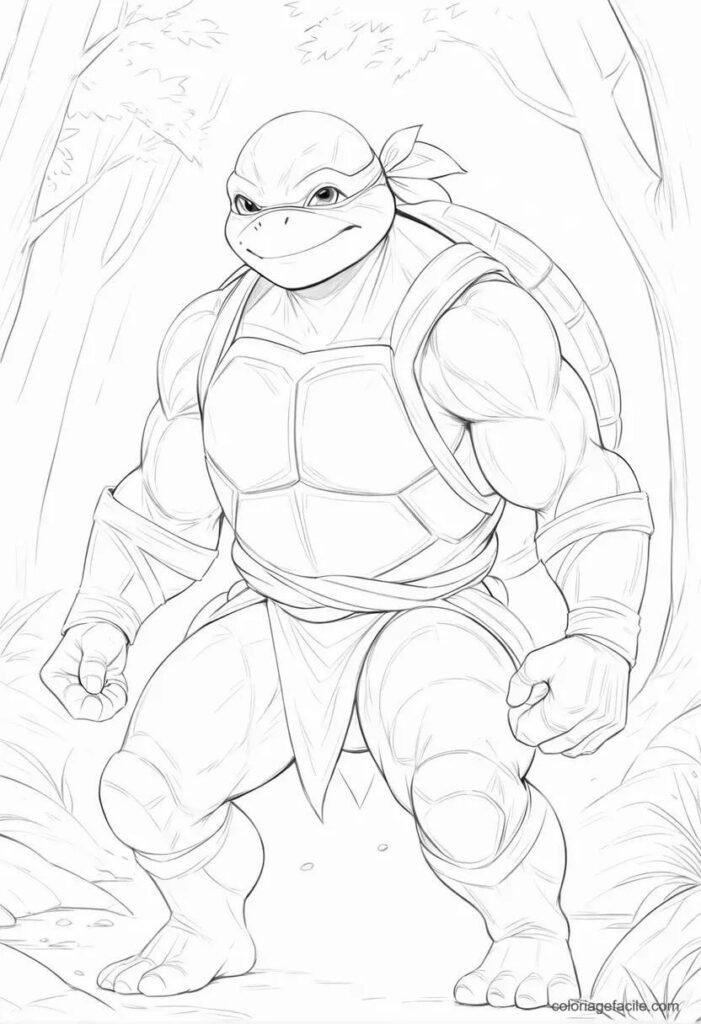 coloriage tortue ninja (5)