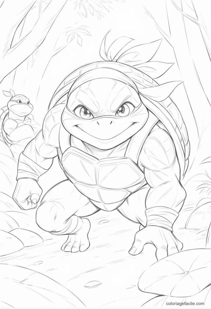 coloriage tortue ninja (6)