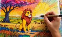 lion king coloring