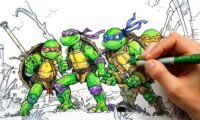ninja turtle coloring