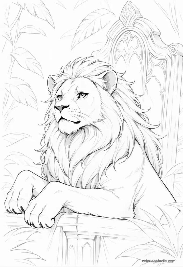 roi lion coloriage (1)