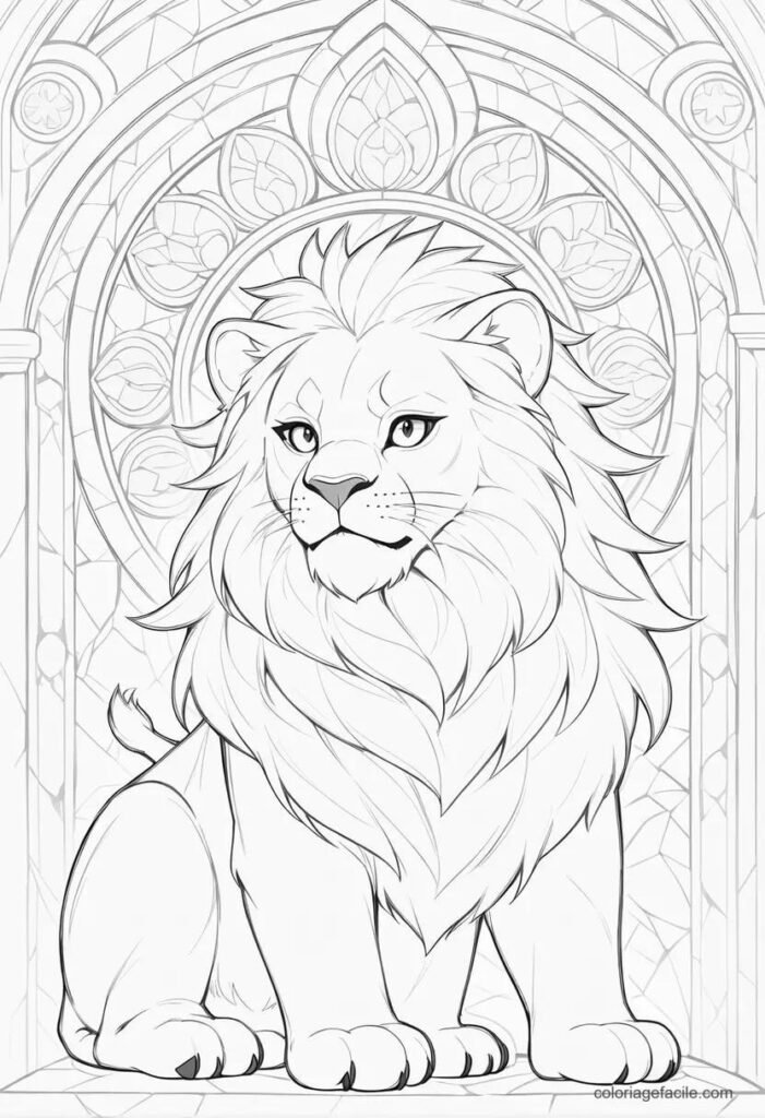 roi lion coloriage (11)