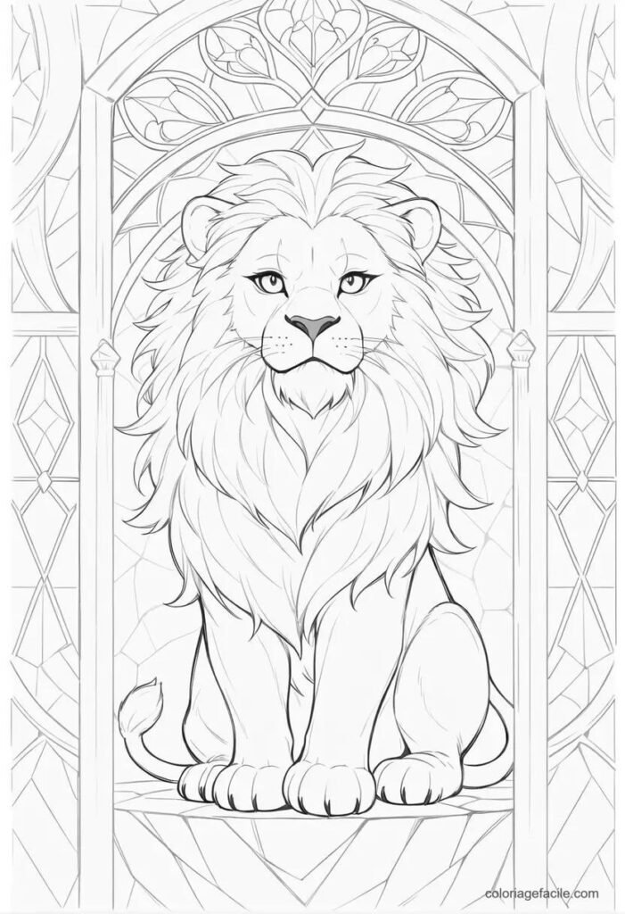 roi lion coloriage (12)