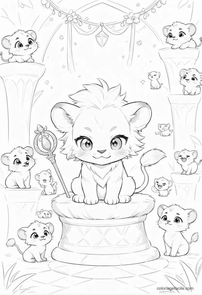 roi lion coloriage (13)