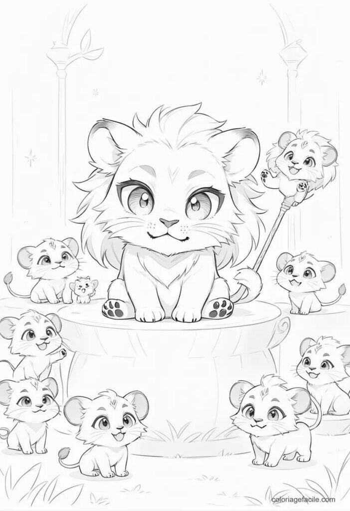 roi lion coloriage (14)