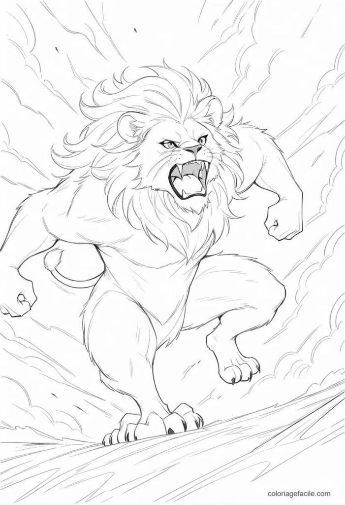 roi lion coloriage (15)