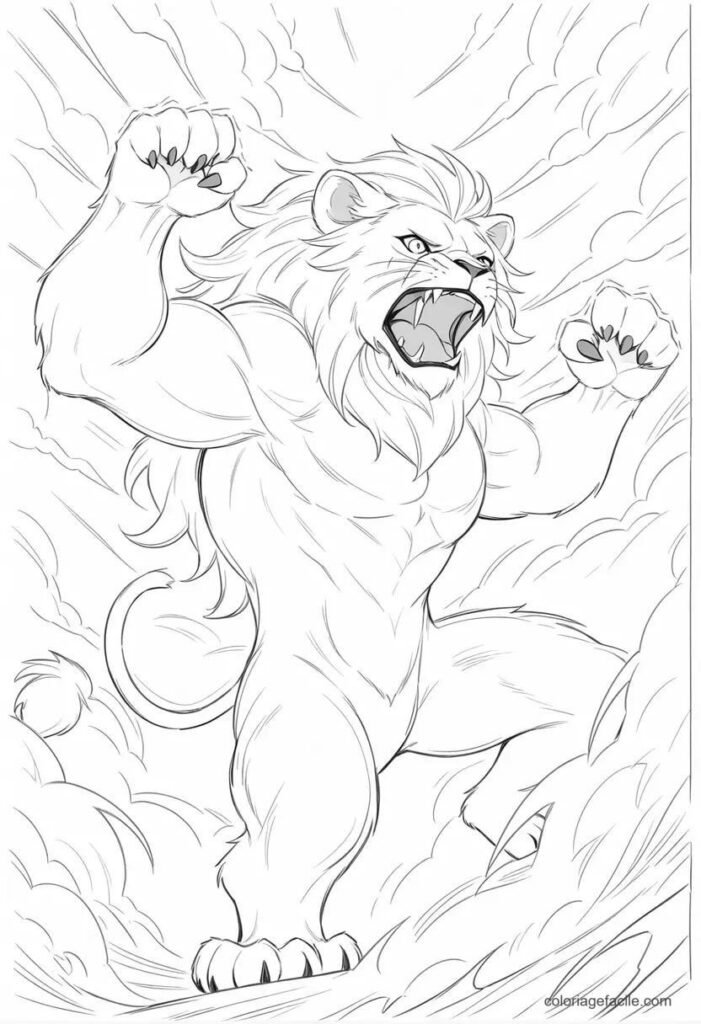 roi lion coloriage (16)