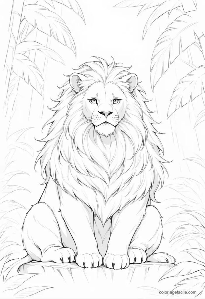 roi lion coloriage (2)