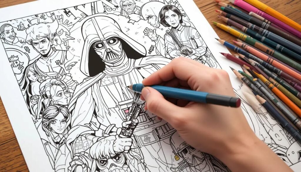 star wars coloring